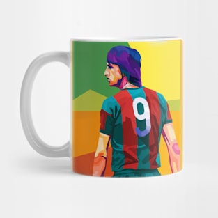 Johan Cruyff Legend Wpap Pop Art Mug